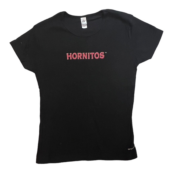 | hornitos | Vintage Women’s 90’s Black The Fine Line of Tequila T-shirt LG - Picture 1 of 6